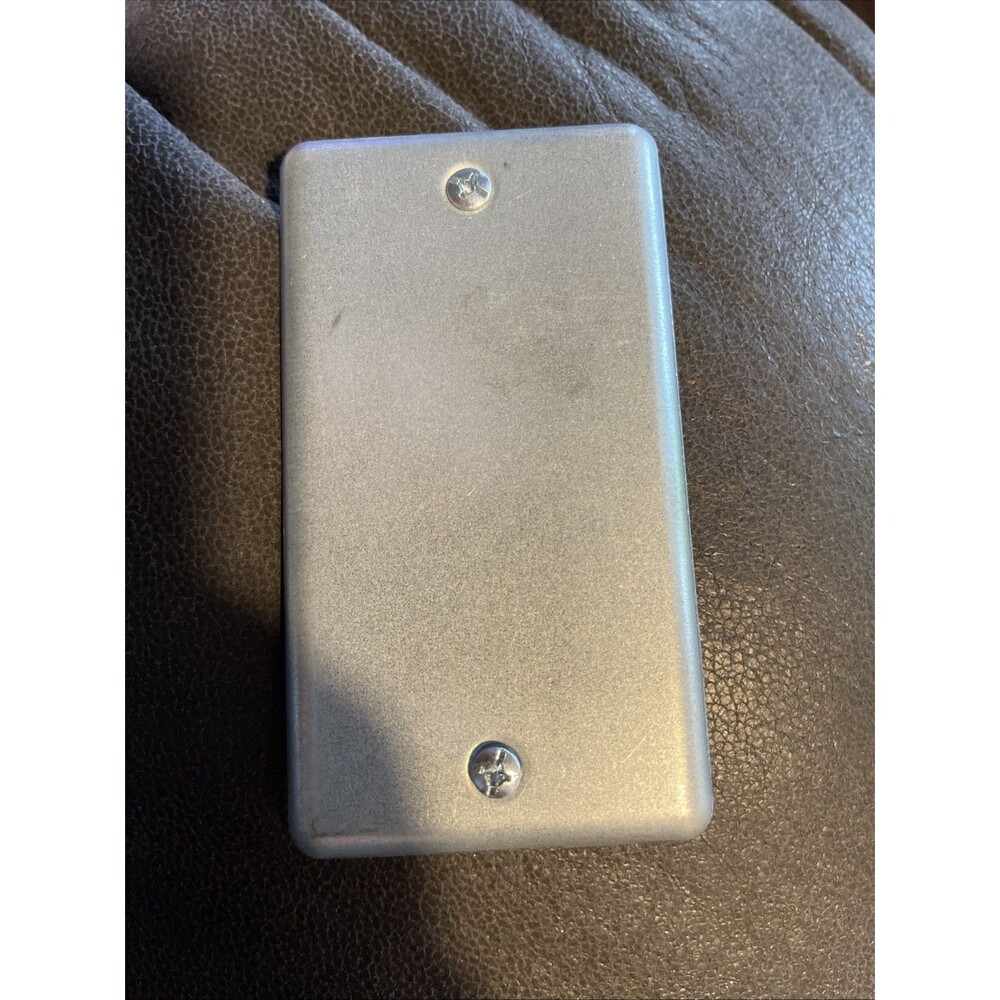 Southwire Rectangle Steel 1 gang Box Cover